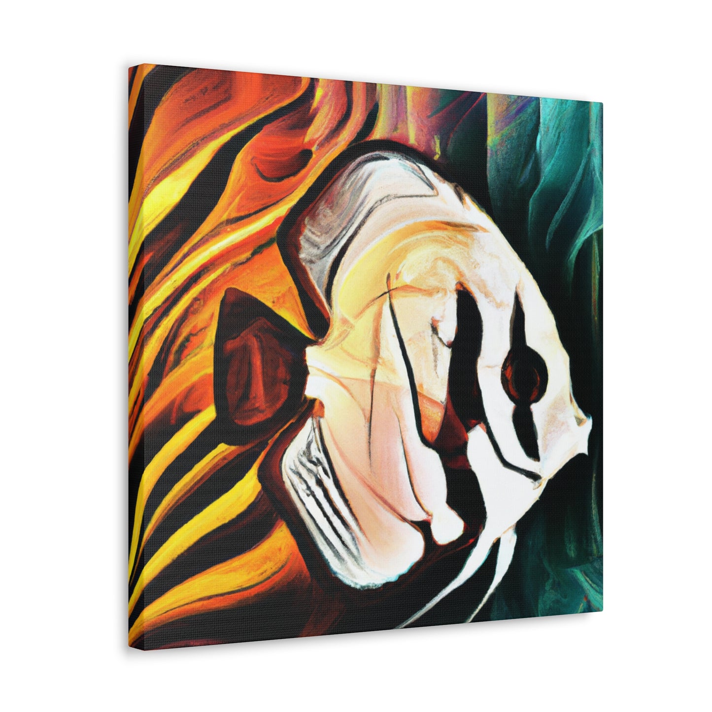 Sculptured Discus Beauty - Canvas