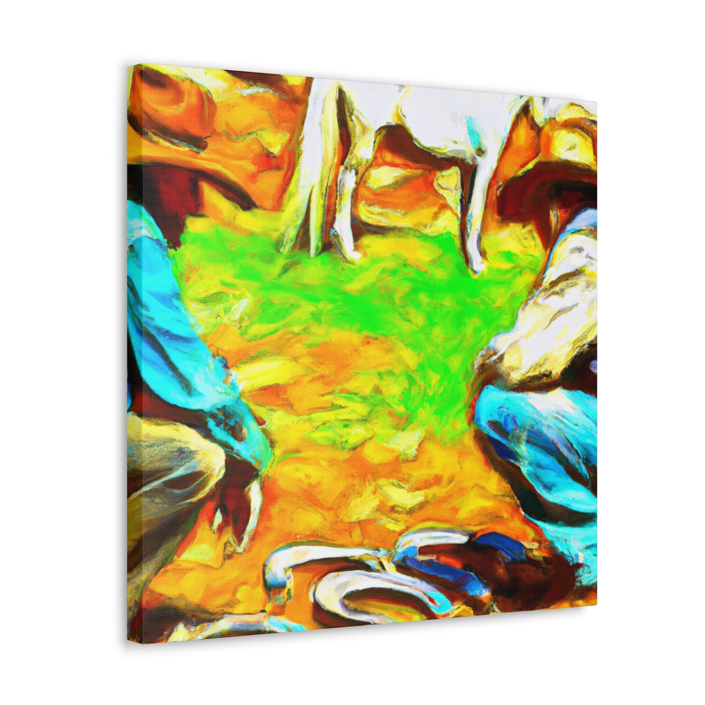 "Horseshoe of Impressionism" - Canvas