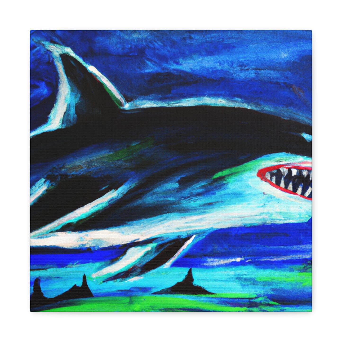 "The Shark Awakens" - Canvas