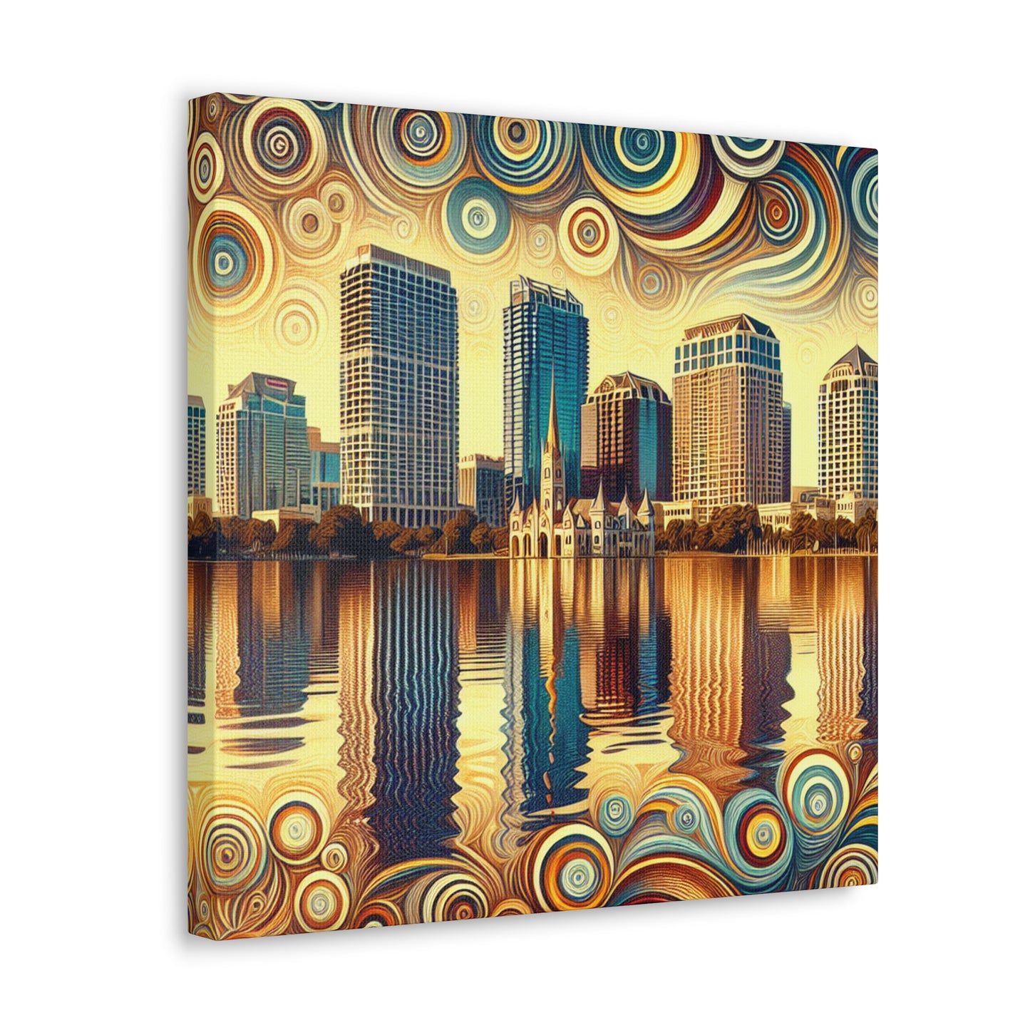 Sunlit Serenity: Orlando Reverie - Canvas