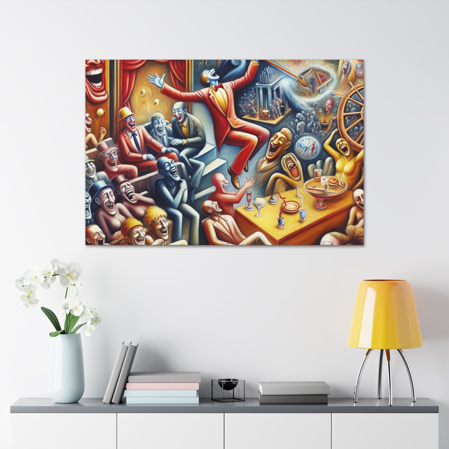 "Laughter's Dream Circus" - Canvas