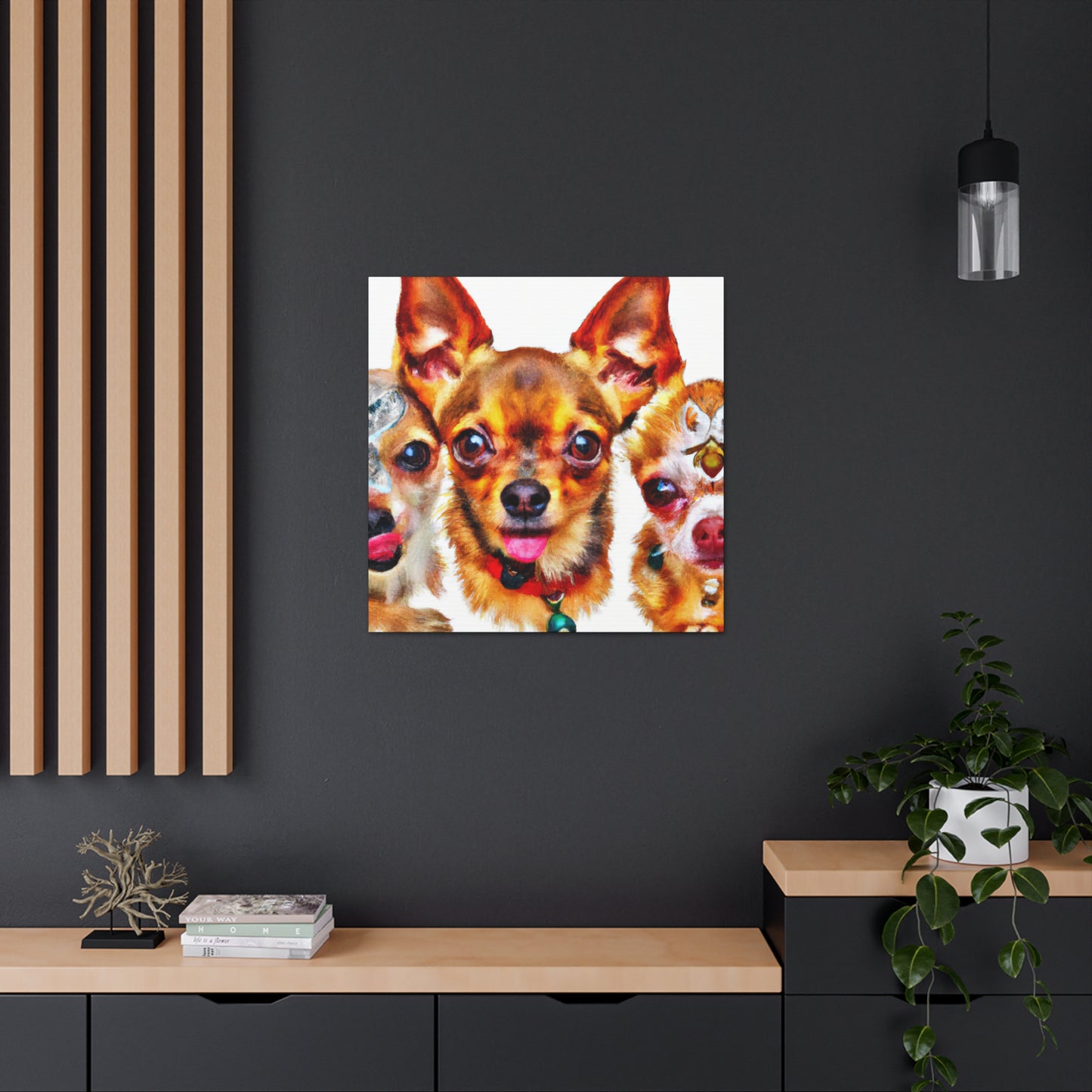 "Proud Chihuahua Pup" - Canvas