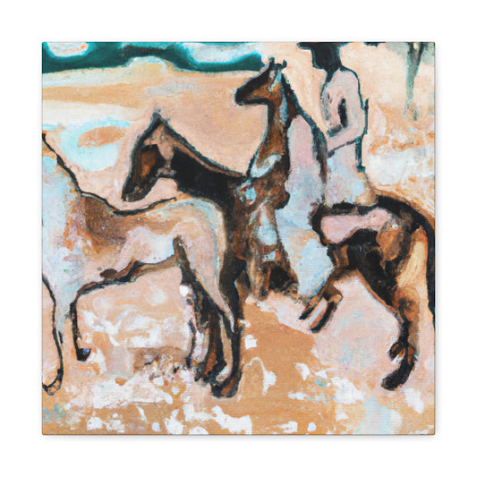 Grazing Horses; 1940 - Canvas