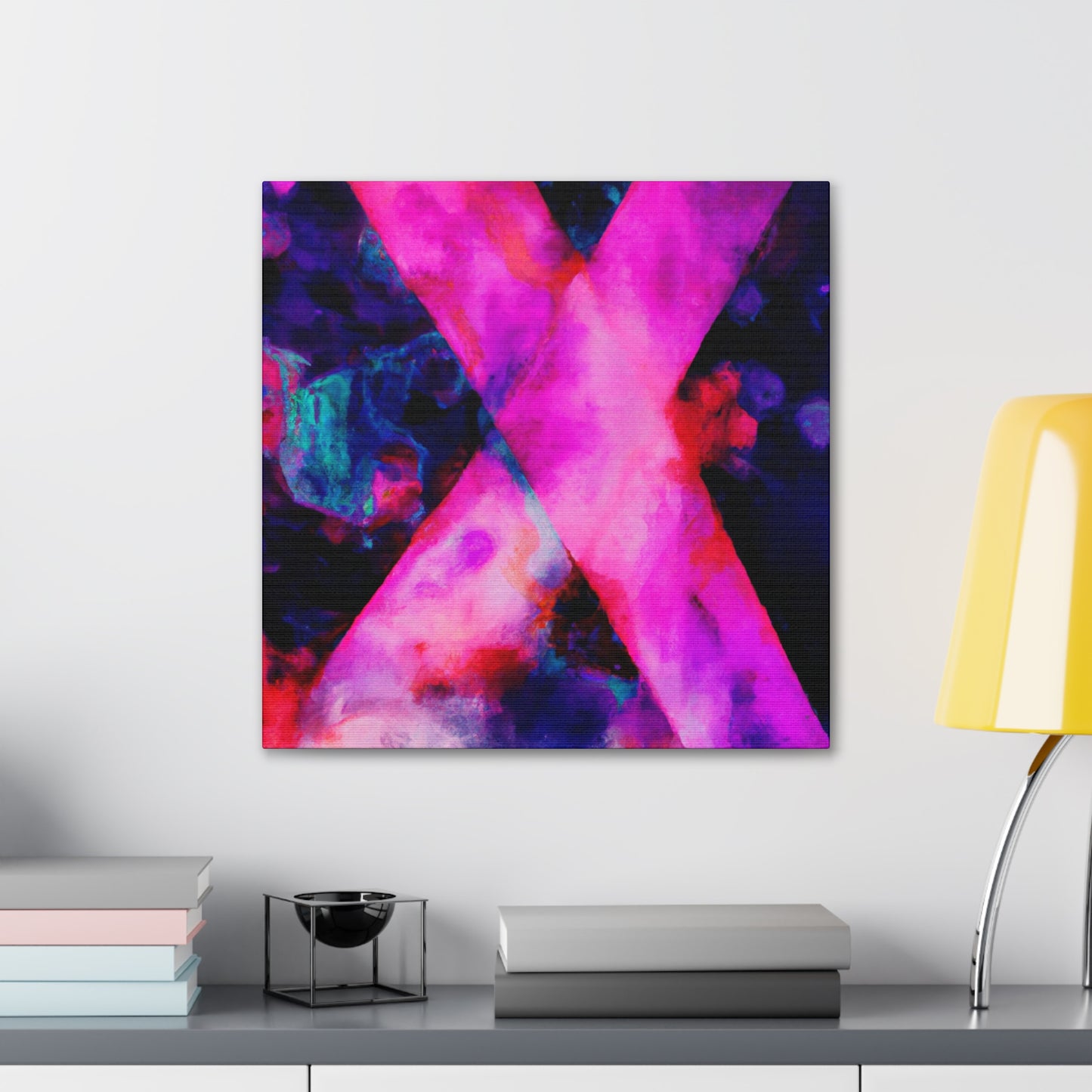 "X in Abstraction Form" - Canvas