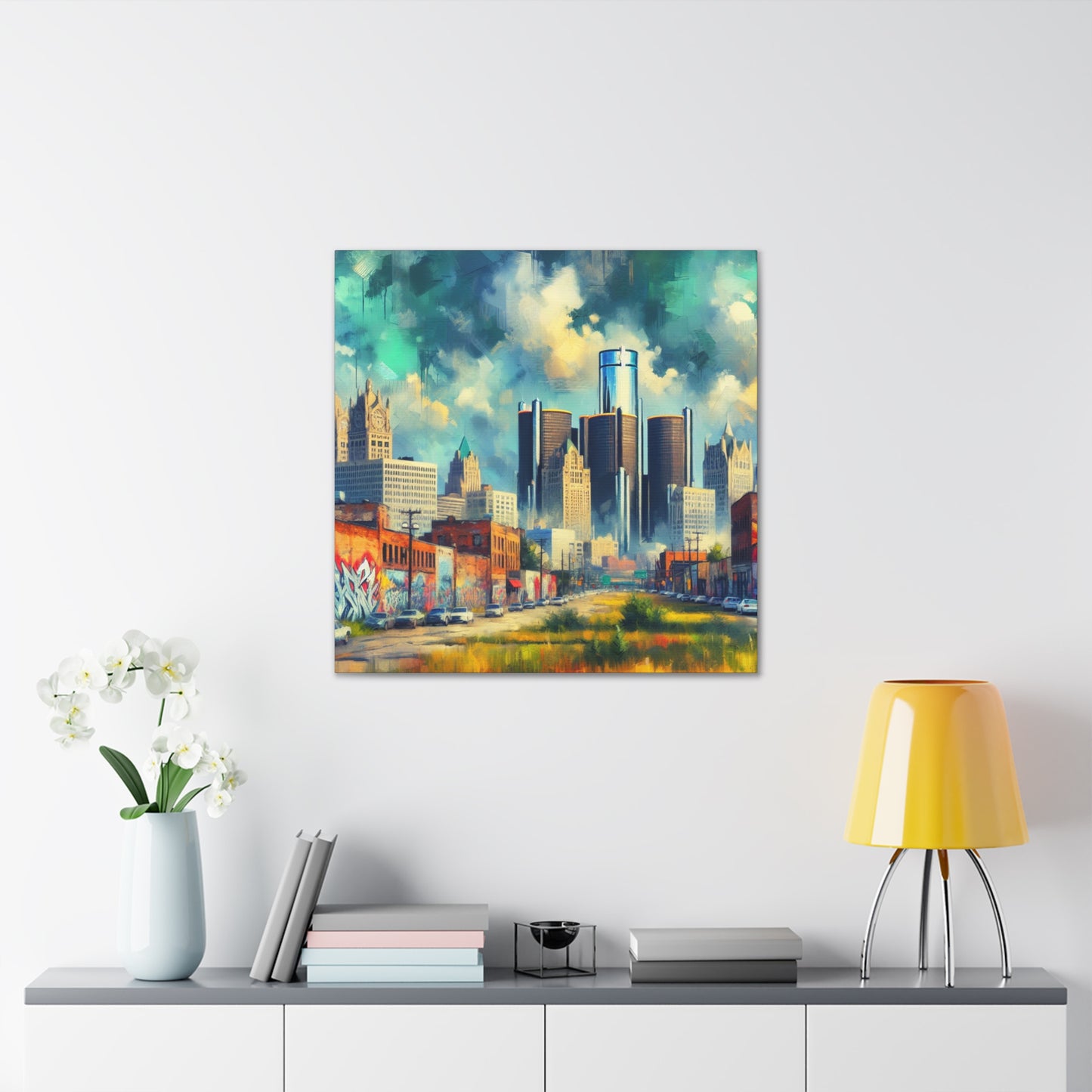 "Motor City Renaissance" - Canvas