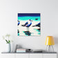 Sea Birds in Flight - Canvas