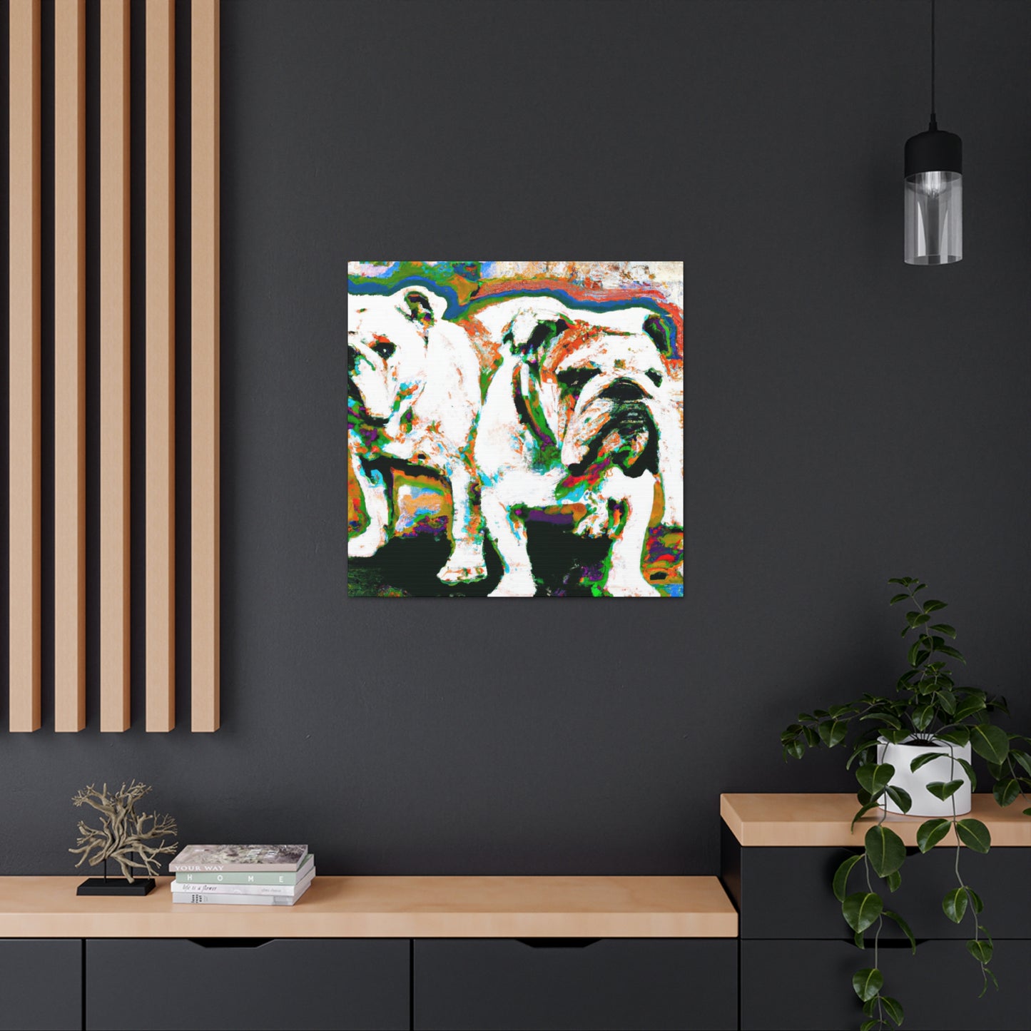 "Strength of Bulldog's Might" - Canvas