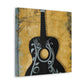 "Guitar's Resonant Melody" - Canvas