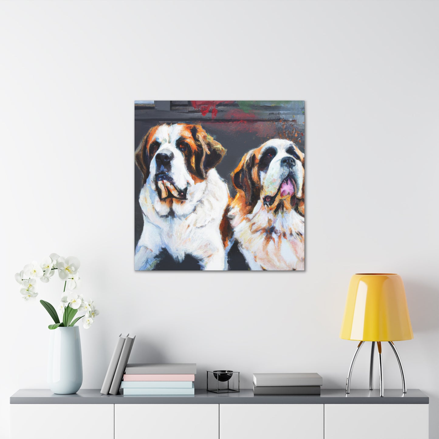 Saint Bernard Blessing - Canvas