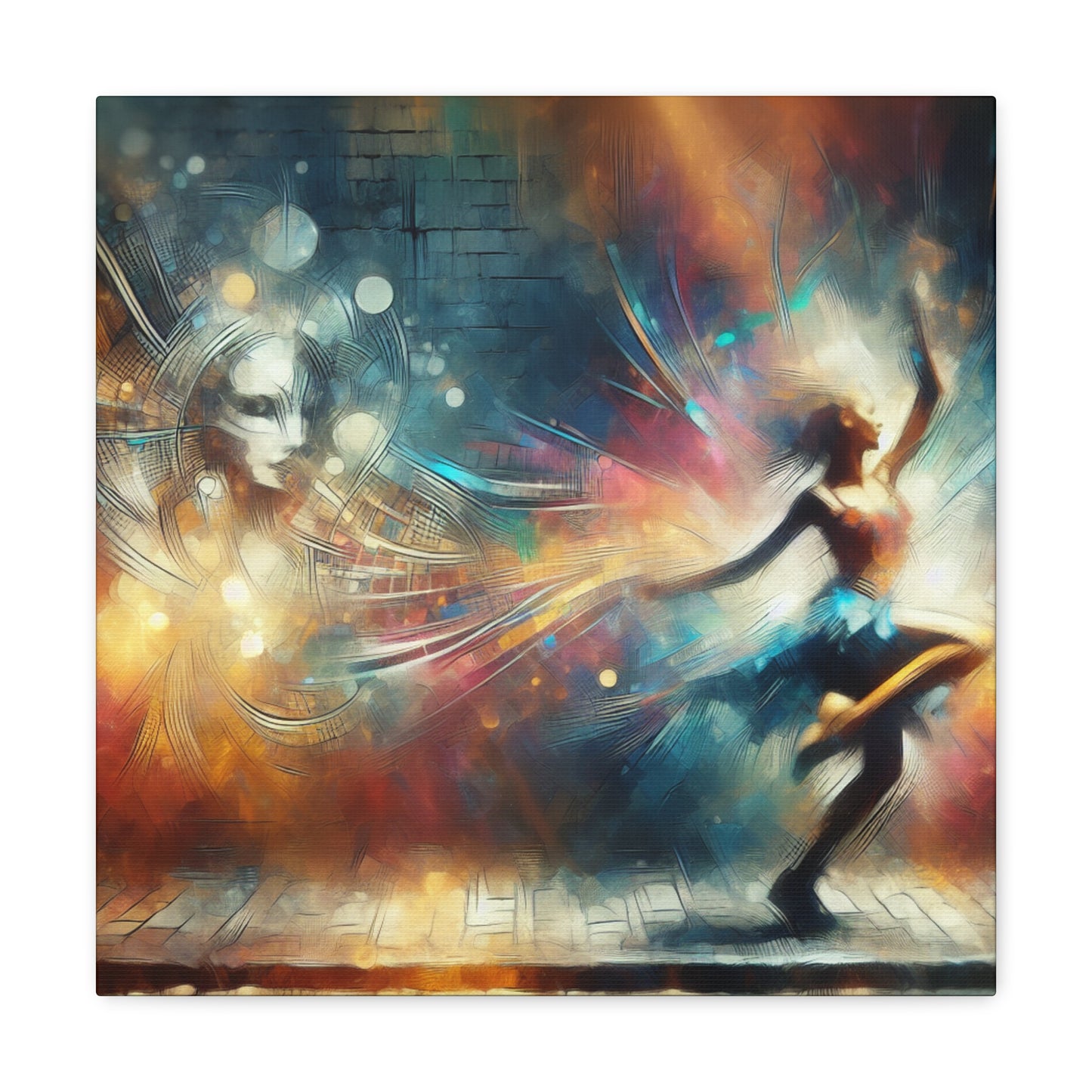 "Graceful Rhythm Unleashed" - Canvas