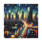 "Nightscape Luminescence" - Canvas