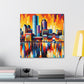 Harbor City Hues - Canvas