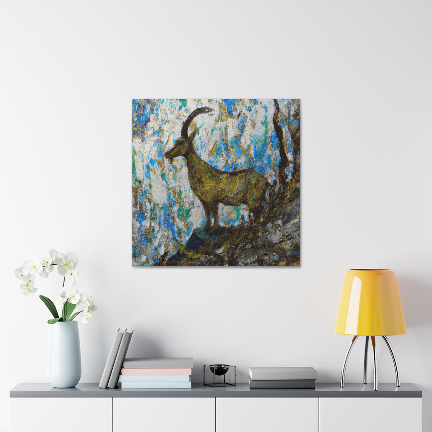 Chamois in Impressionism - Canvas