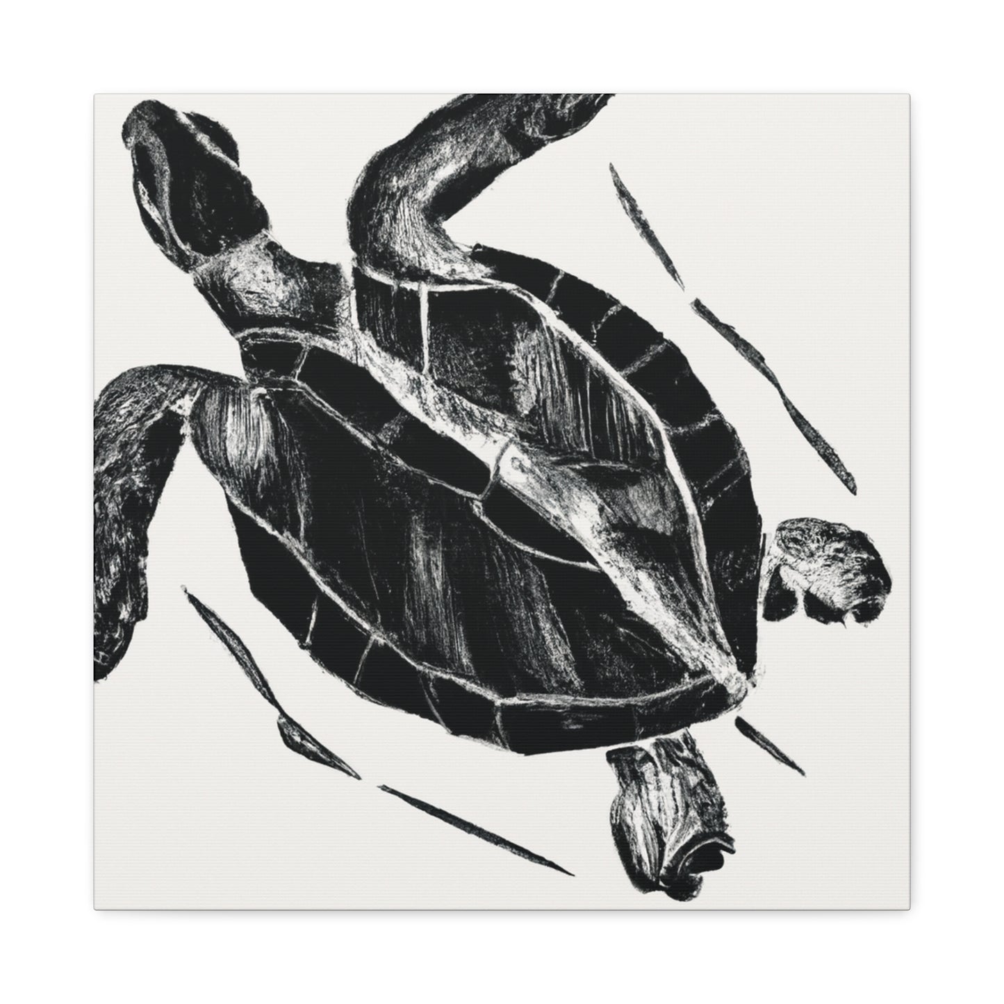 "Sea Turtle's Solitude" - Canvas