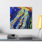 Jellyfish Under Moonlight - Canvas