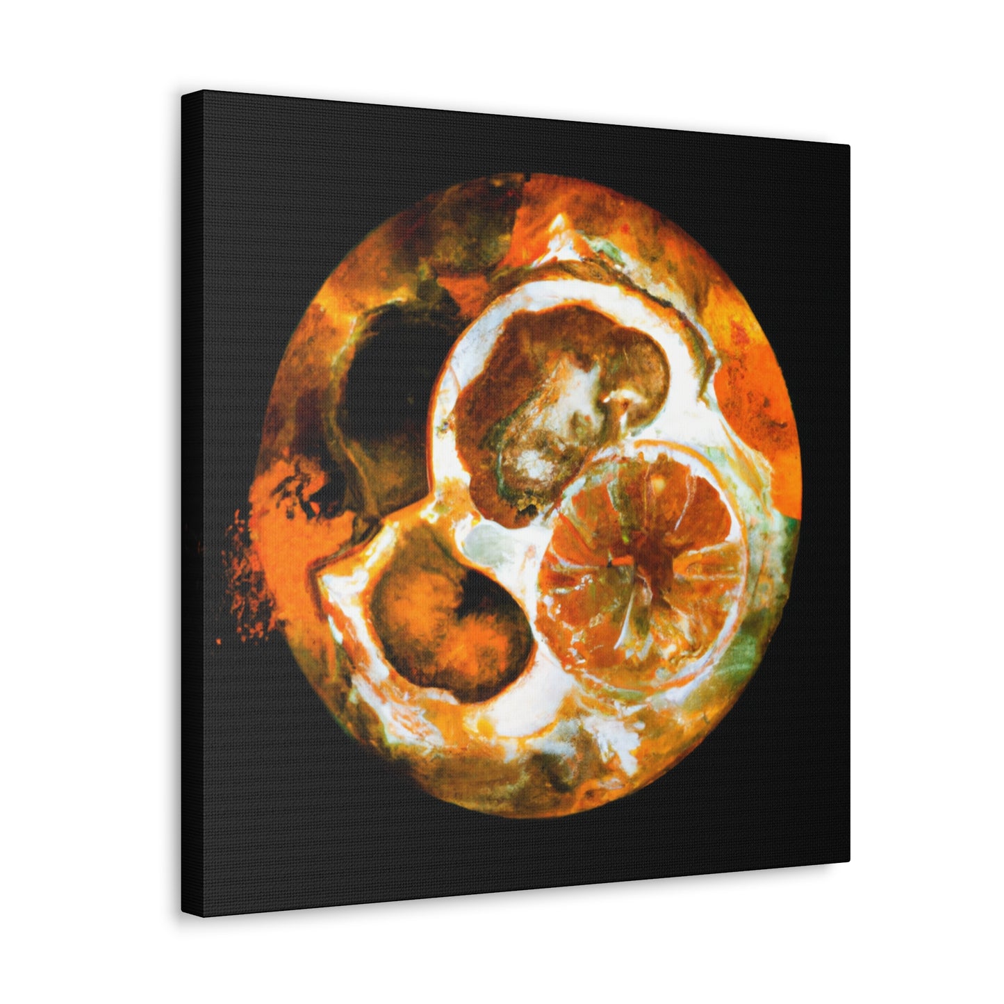 Orange Industrial Revolt - Canvas