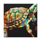 "Box Turtle Dreamscape" - Canvas