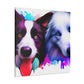 Border Collie Portrait - Canvas