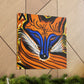 "Dhole in Expressionism" - Canvas