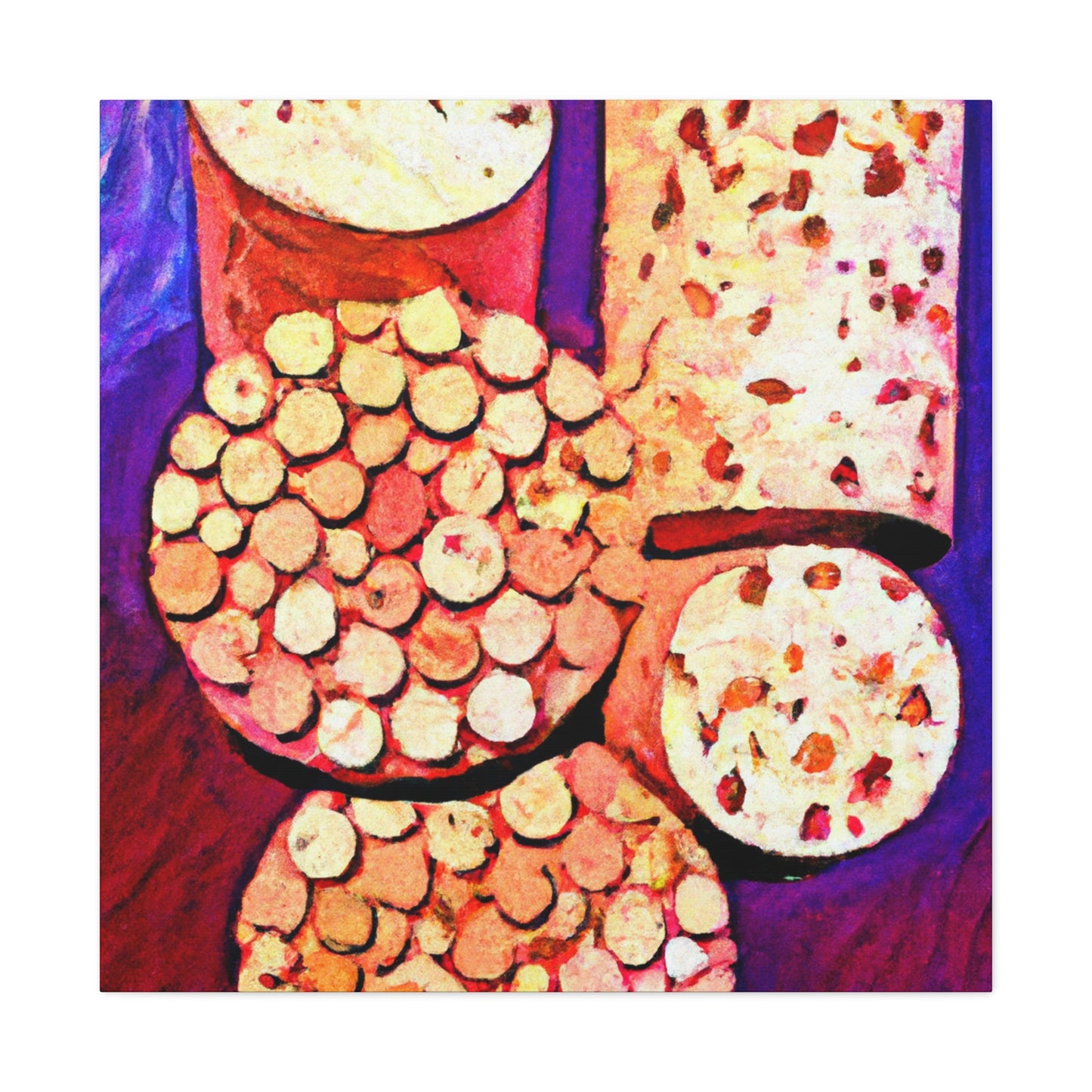 Corks and Celebration. - Canvas