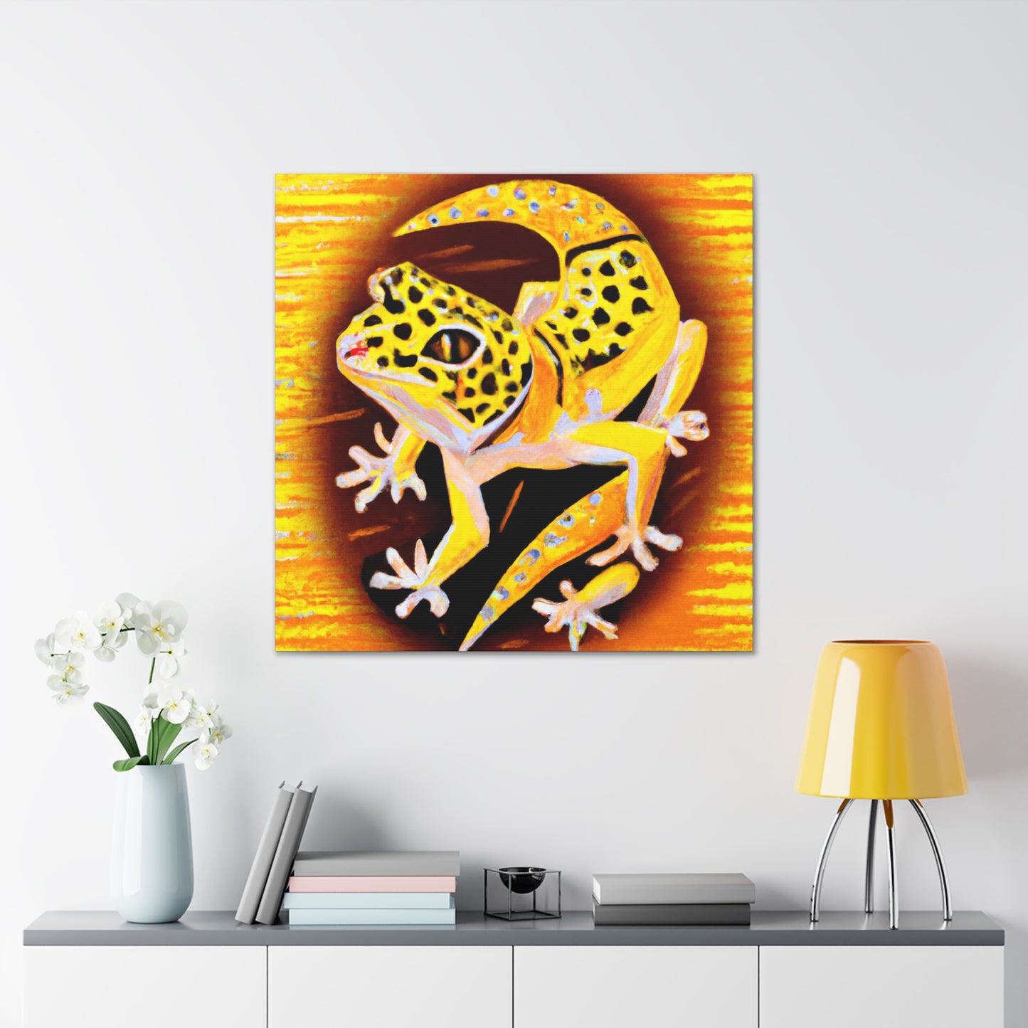 Leopard Gecko Deco. - Canvas