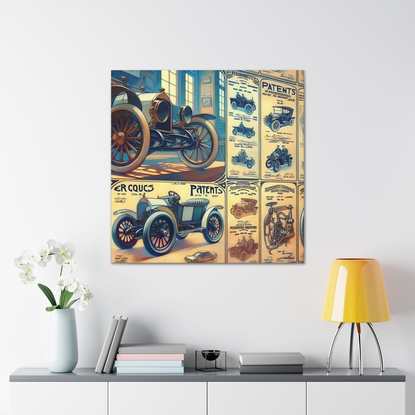 "Ingenious Wheels Unveiled" - Canvas