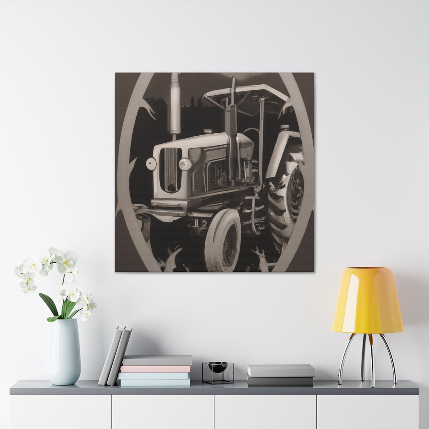 "Tractor Mechanization Dream" - Canvas