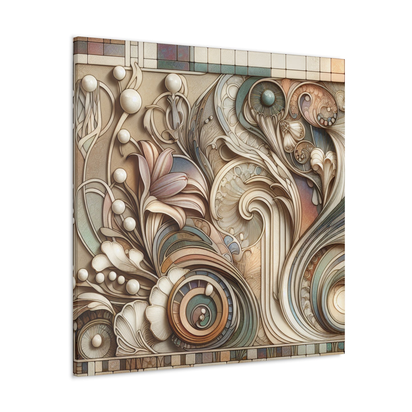 Whispers of Flowing Elegance - Canvas