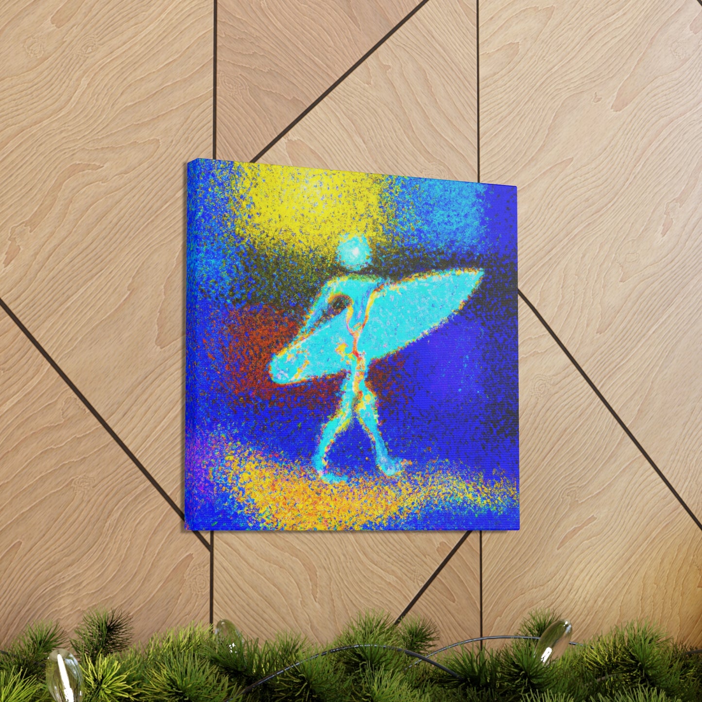 Surfer in Art Deco - Canvas