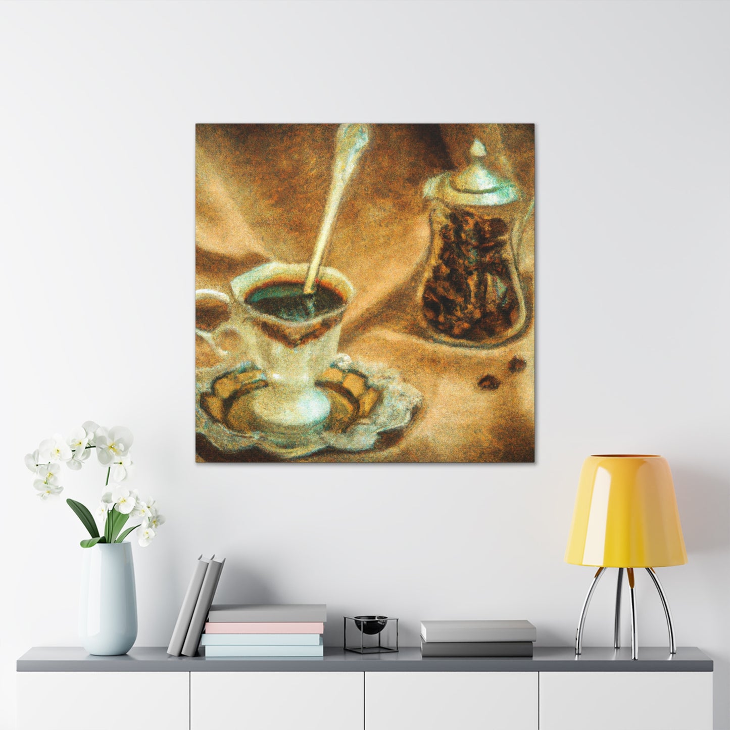 "Coffee in Baroque Style" - Canvas