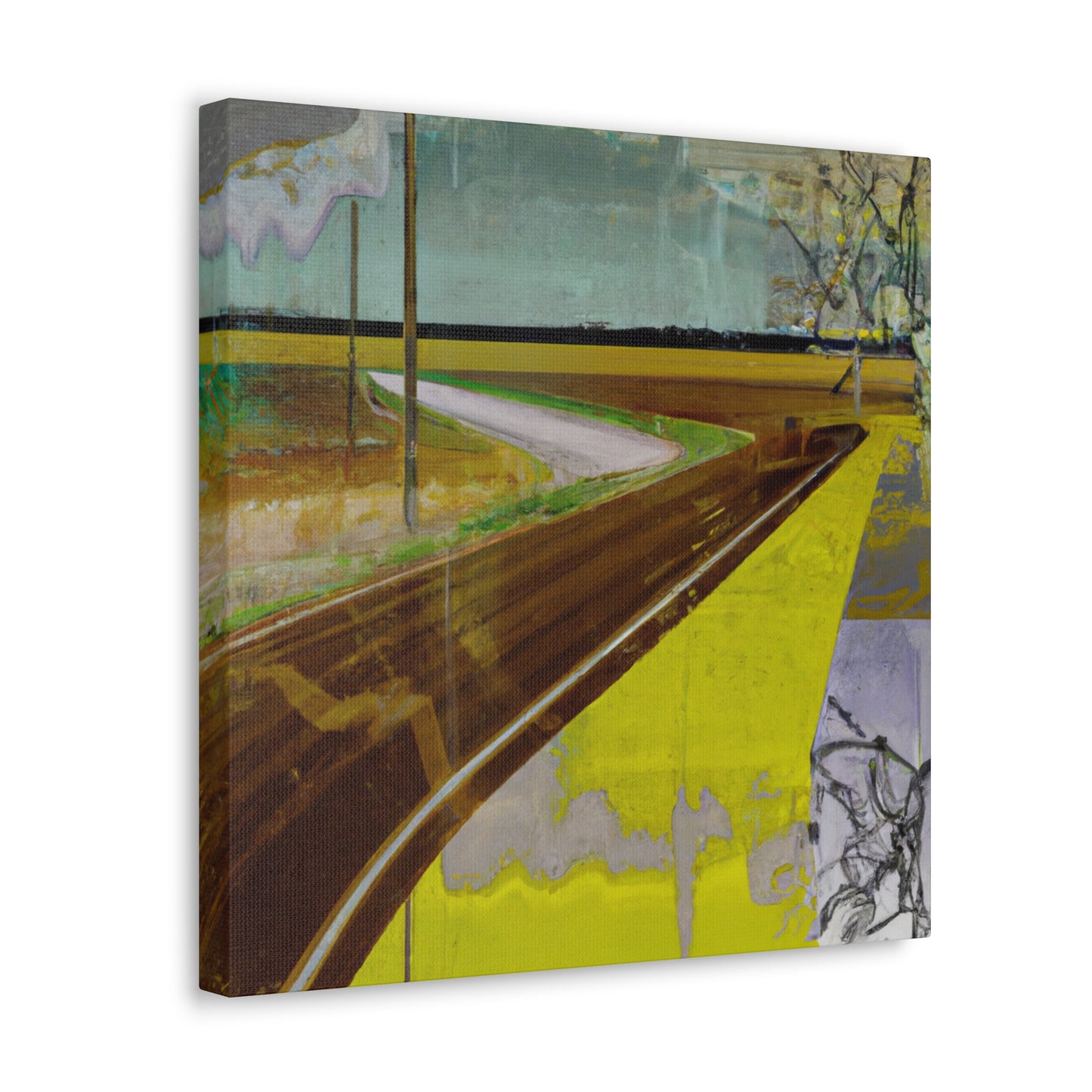 "Country Road Dreamscape" - Canvas