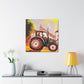 "Tractor in Rococo Style" - Canvas