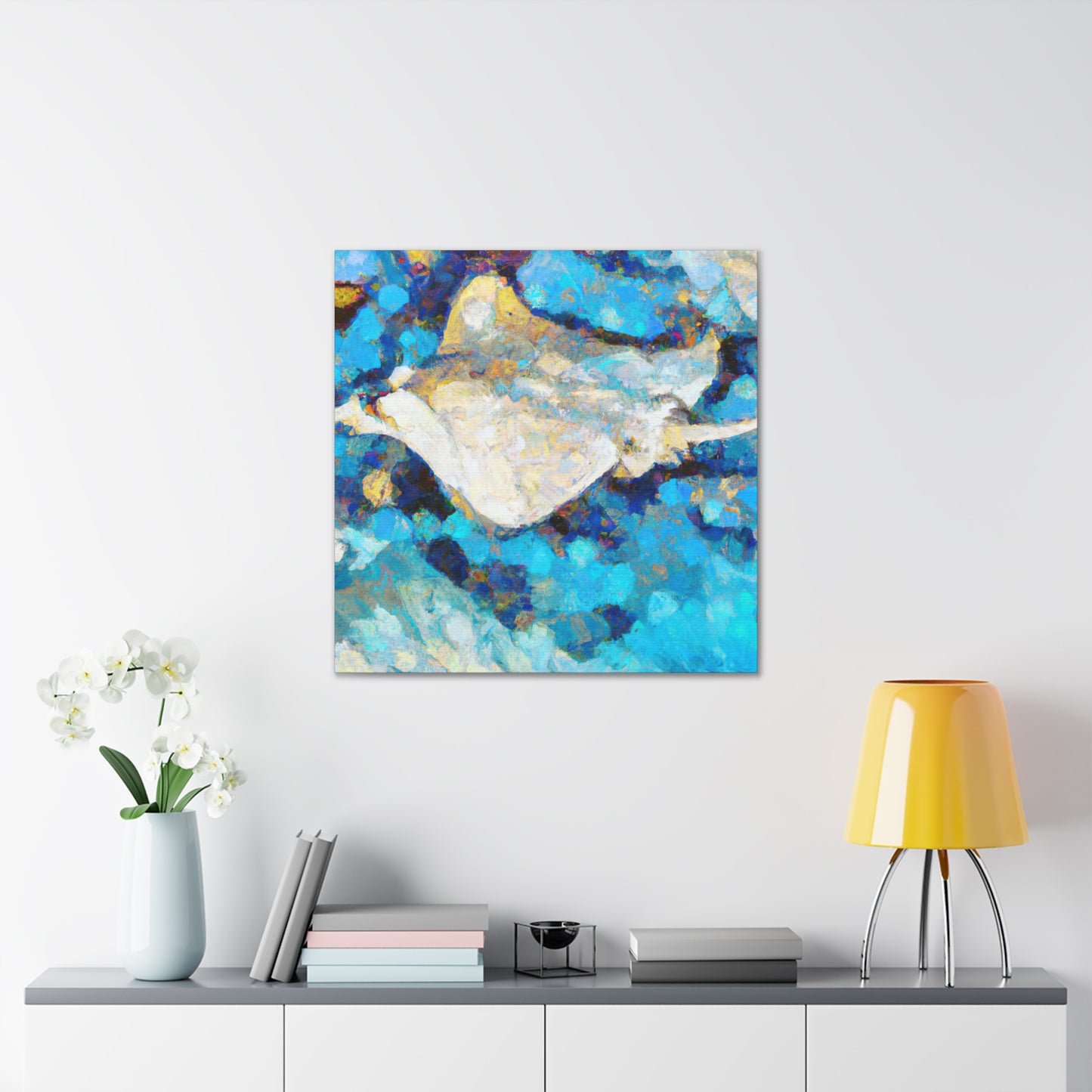 Stingray's Gleaming Majesties - Canvas