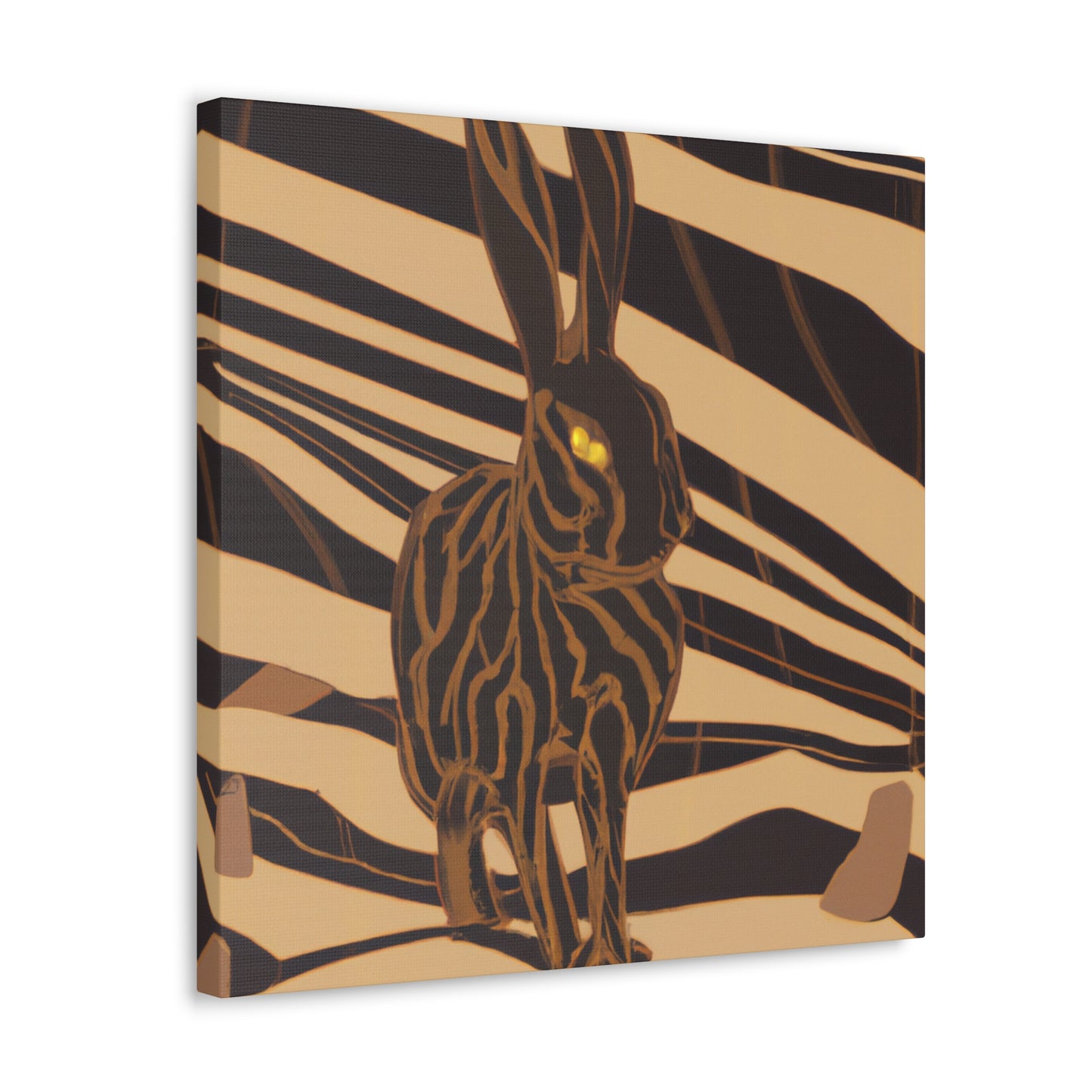 Jackrabbit in Deco - Canvas