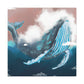 Humpback Whale Collage - Canvas