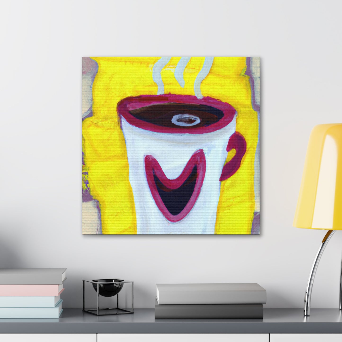 "Cup of Morning Brew" - Canvas