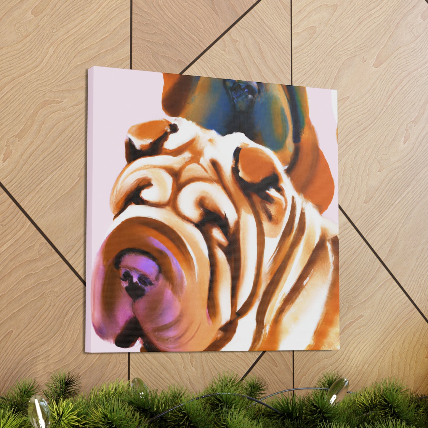 "Shar Pei Expressionism" - Canvas