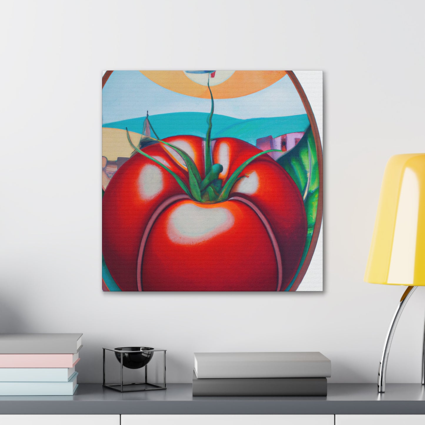 "Tomato Garden Bouquet" - Canvas