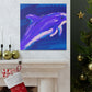 Dolphin in Simplicity - Canvas