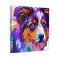 Australian Shepherd Reflection - Canvas