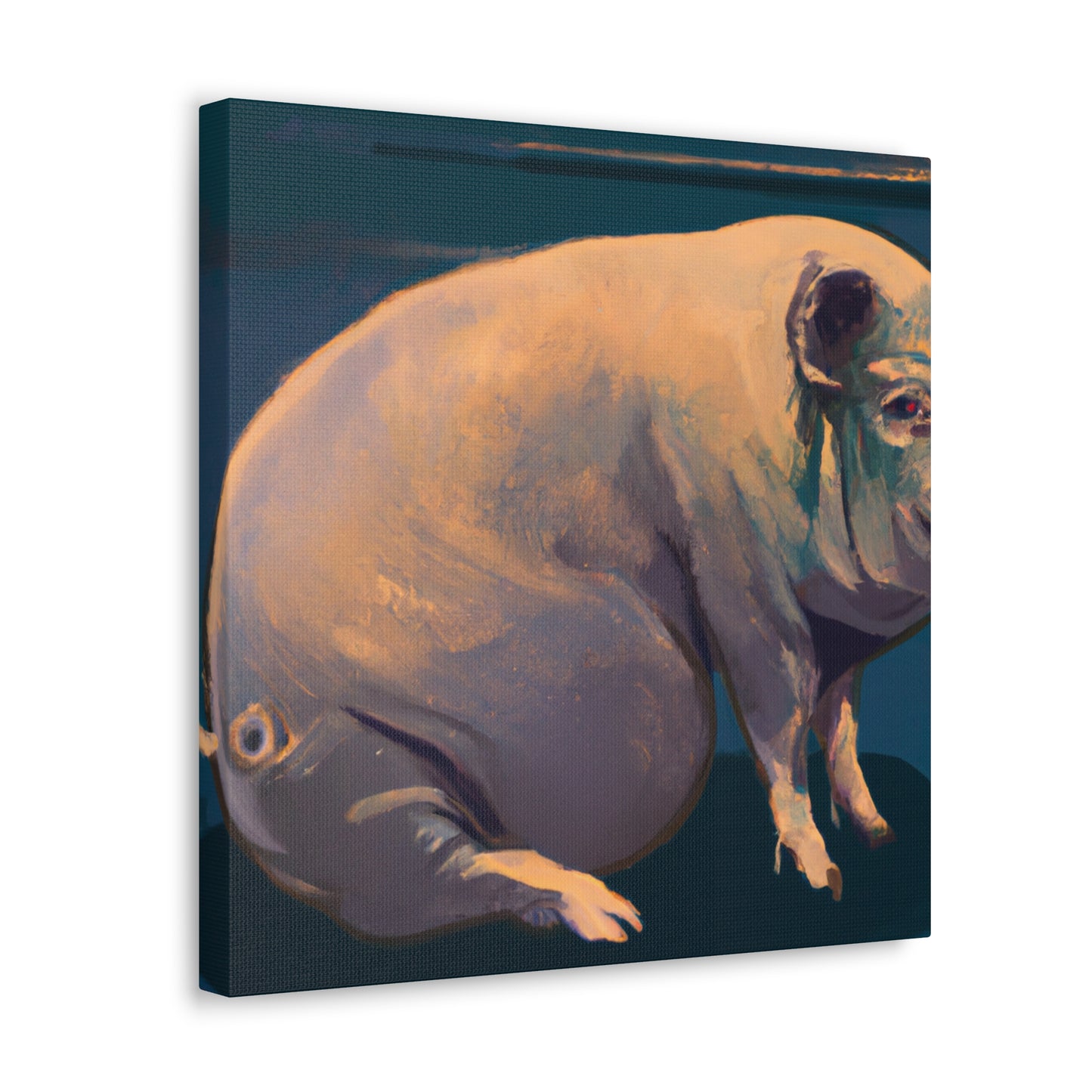 Pig as Pig Can - Canvas