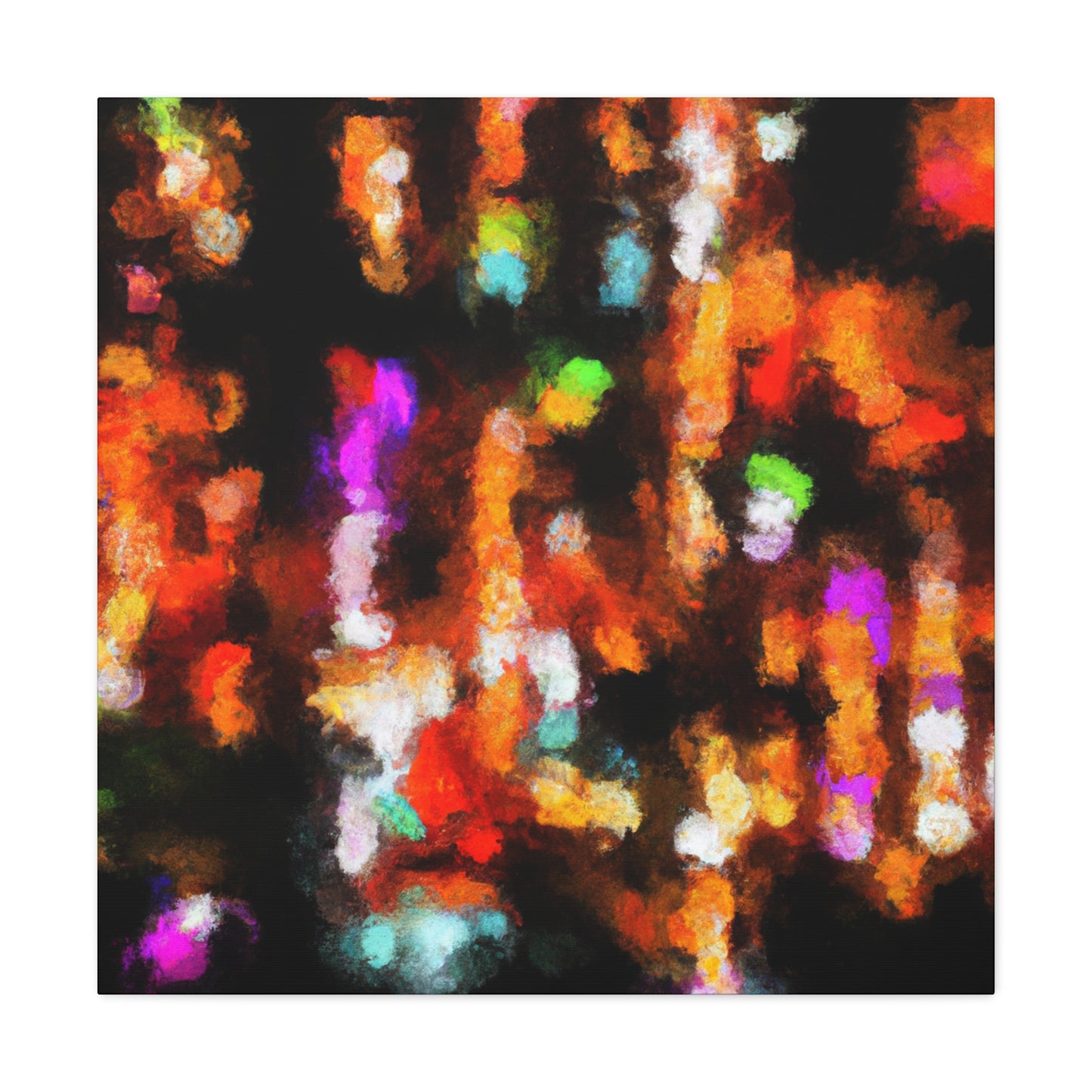 "Christmas Lights Glittering" - Canvas