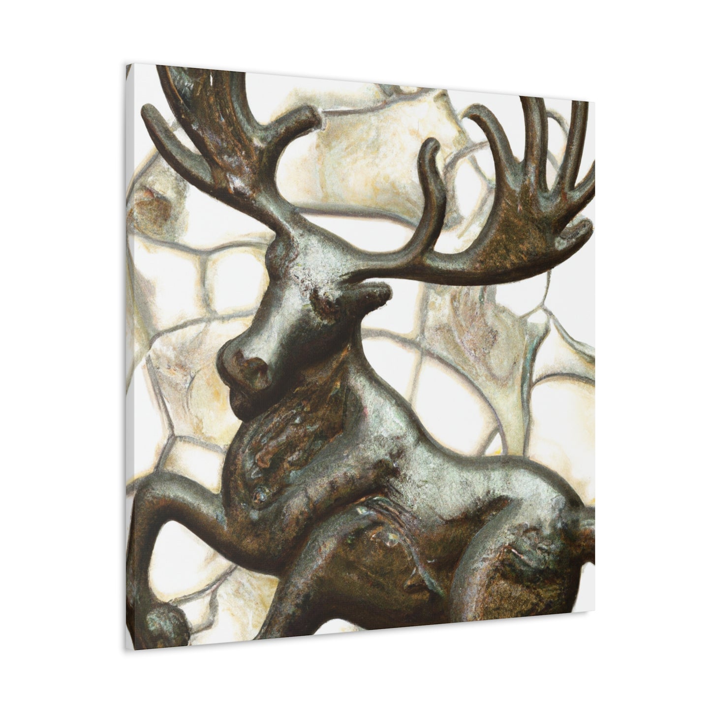 Reindeer Winding Paths - Canvas