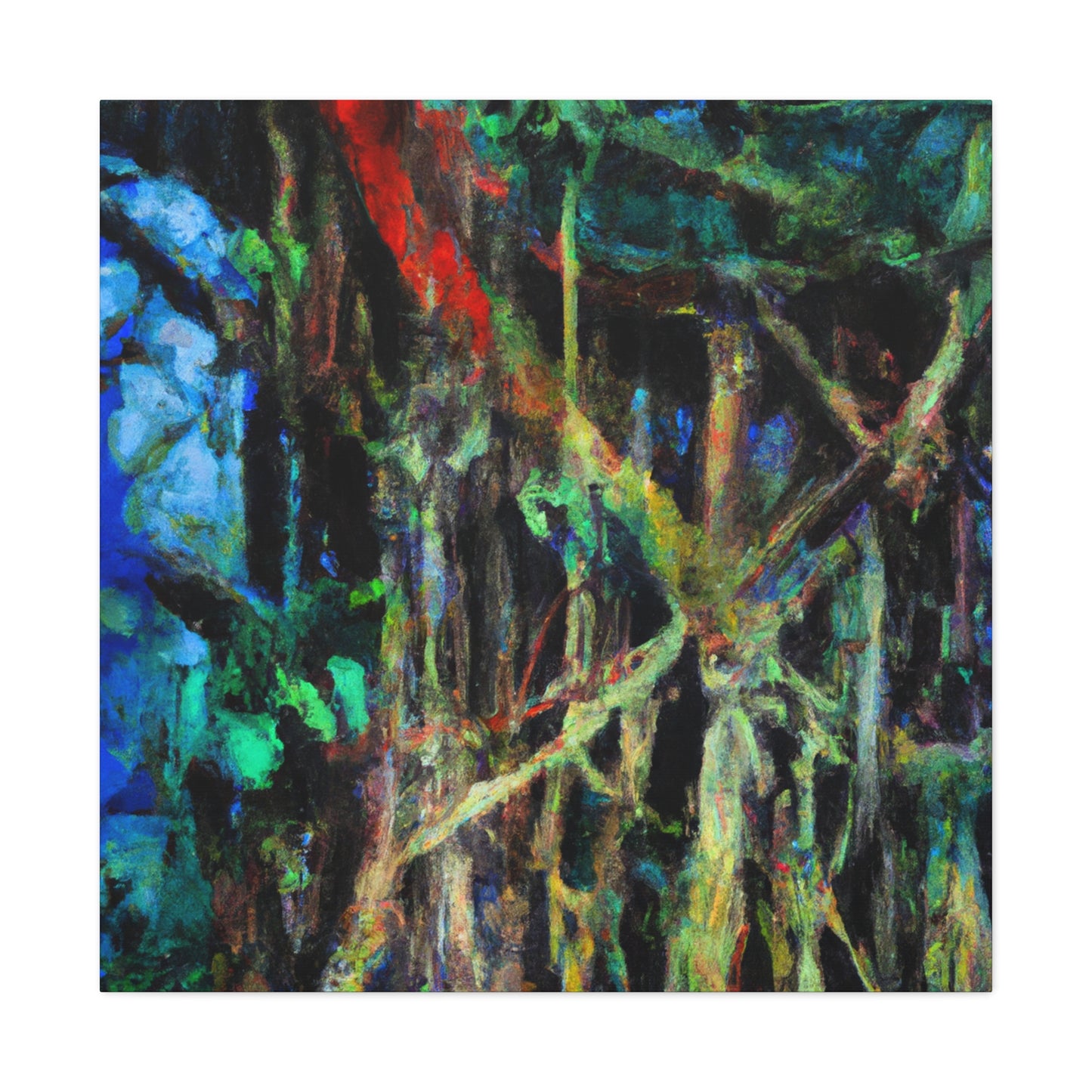 "Banyan Tree Impressionism" - Canvas