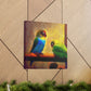 Lovebirds in Moonlight - Canvas