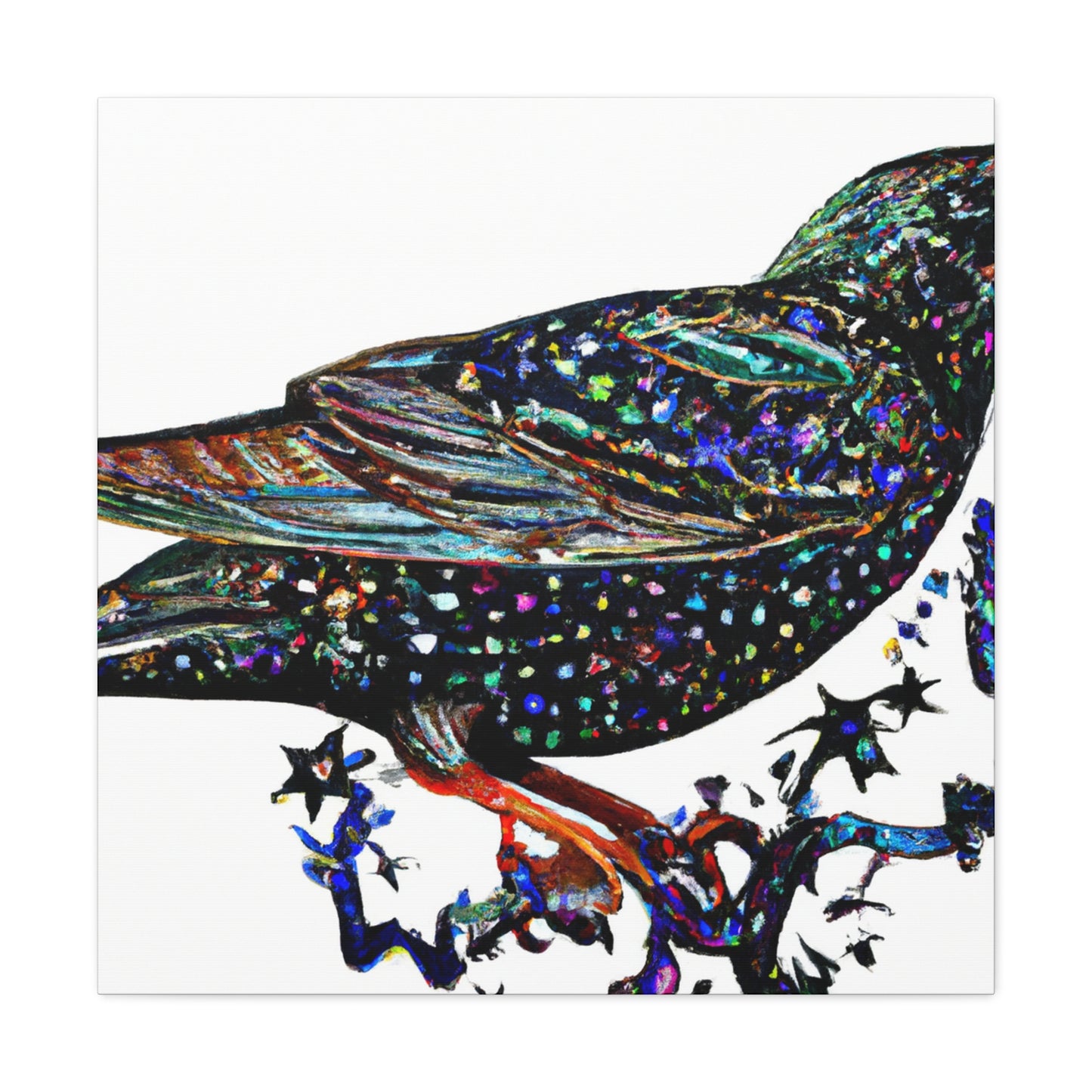 European Starling Splendor - Canvas