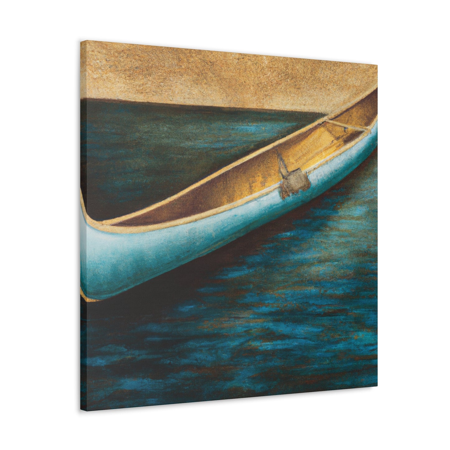 Canoes on the River - Canvas