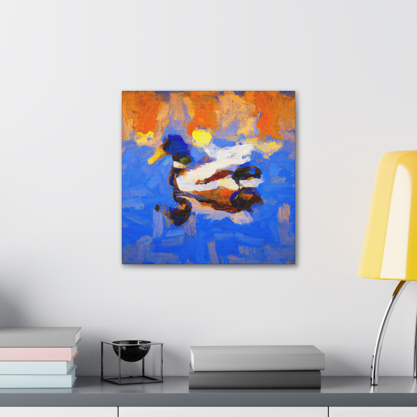 Mallard Duck Impressionism - Canvas