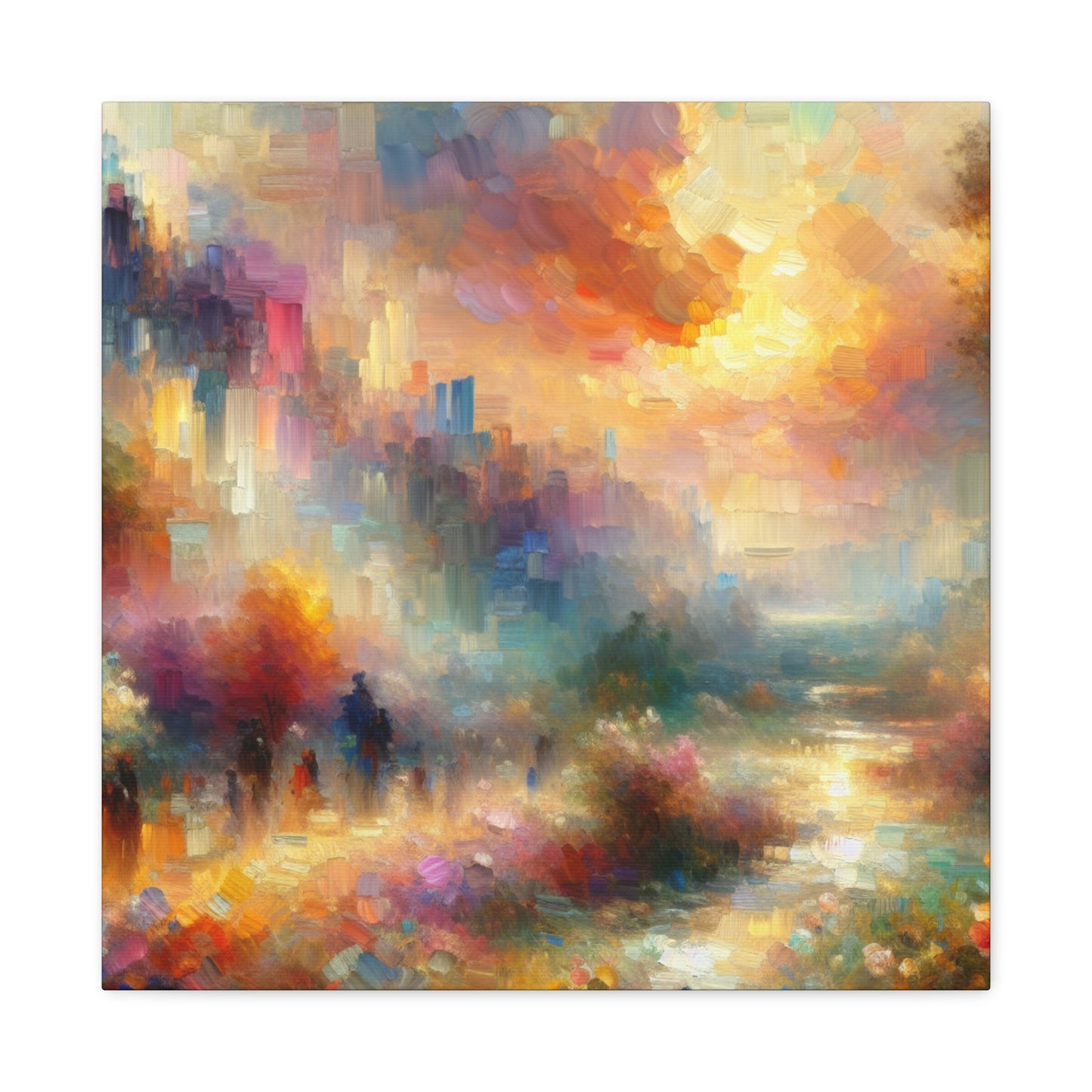 Gossamer Twilight Reflections - Canvas