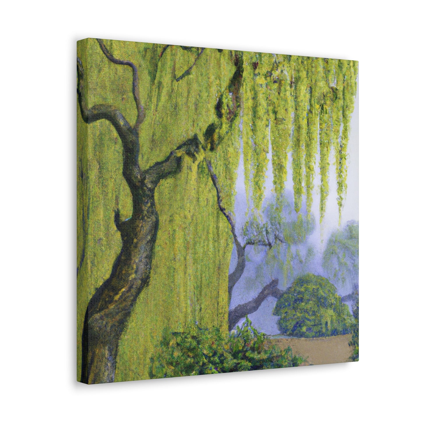 "Willow Tree in Bloom" - Canvas